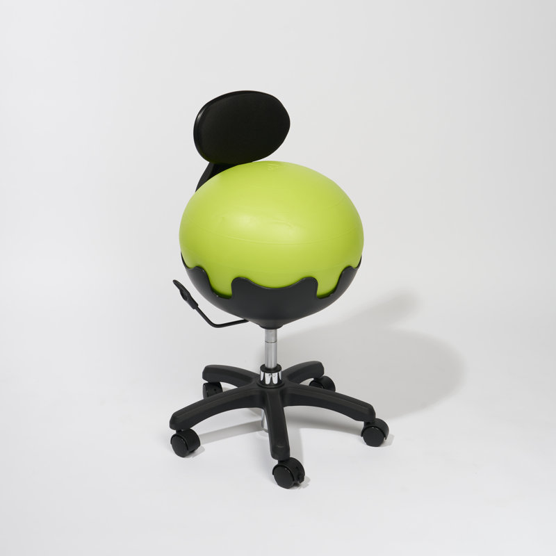 Elite Height Adjustable Ball Chair Gray